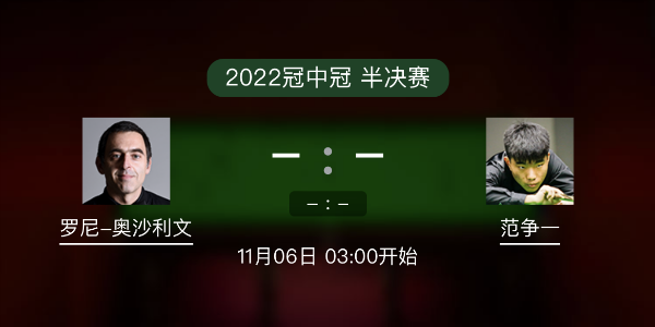 <a href=/tiyupindao/aslw/ target=_blank class=infotextkey>奥沙利文</a>vs范争一赛事前瞻和交手记录