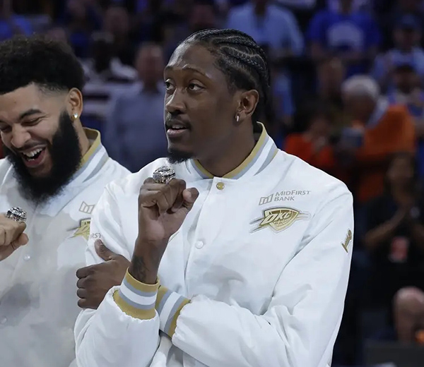 雷霆二当家杰伦-威廉姆斯明日赛季首秀 伤缺期间球队18胜1负