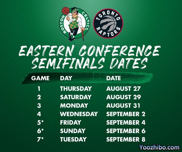 <a href=/lanqiupindao/celtics/ target=_blank class=infotextkey>凯尔特人</a>vs<a href=/lanqiupindao/raptors/ target=_blank class=infotextkey>猛龙</a>次轮对阵表出炉