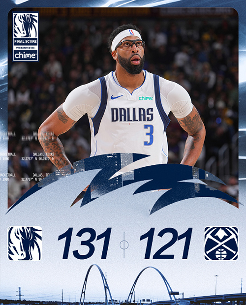 独行侠131-121逆转掘金，<a href=/qiuxingpindao/lanqiupindao/130.html target=_blank class=infotextkey>约基奇</a>29+20，浓眉32+13，<a href=/qiuxingpindao/lanqiupindao/124.html target=_blank class=infotextkey>穆雷</a>受伤